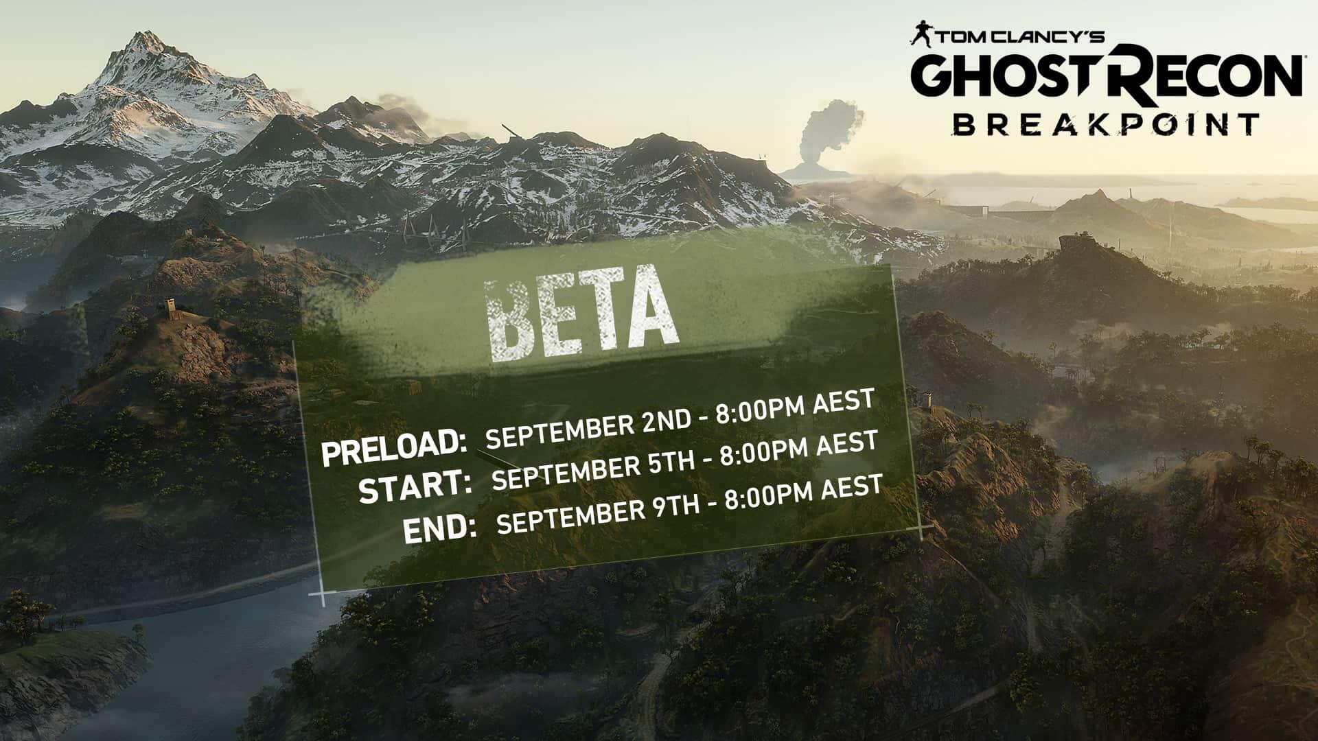 GRB Beta Timing ANZ https://www.mkaugaming.com/ghost-recon-breakpoint-closed-beta-content-detailed-and-unveils-year-1-post-launch-plan/