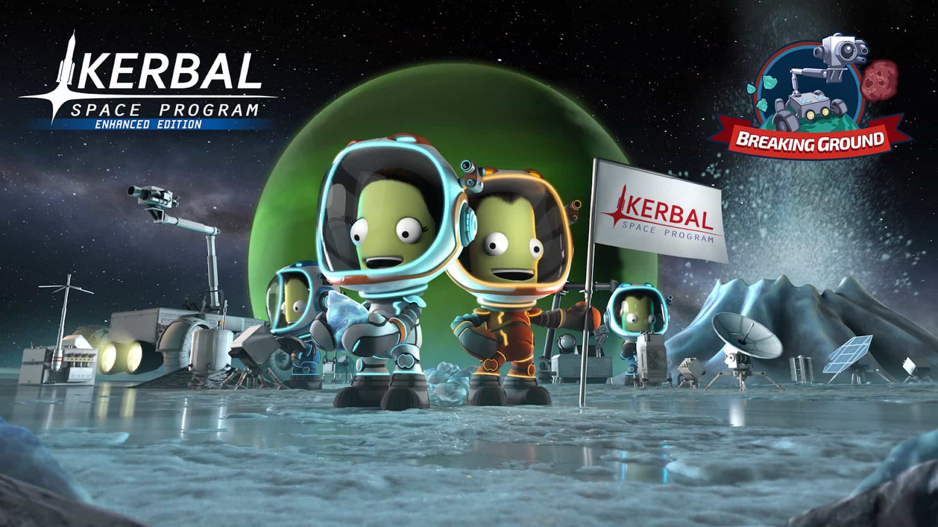 Kerbal Space Program Enhanced Edition: Breaking Ground Expansion Now Available for PlayStation 4 and Xbox One