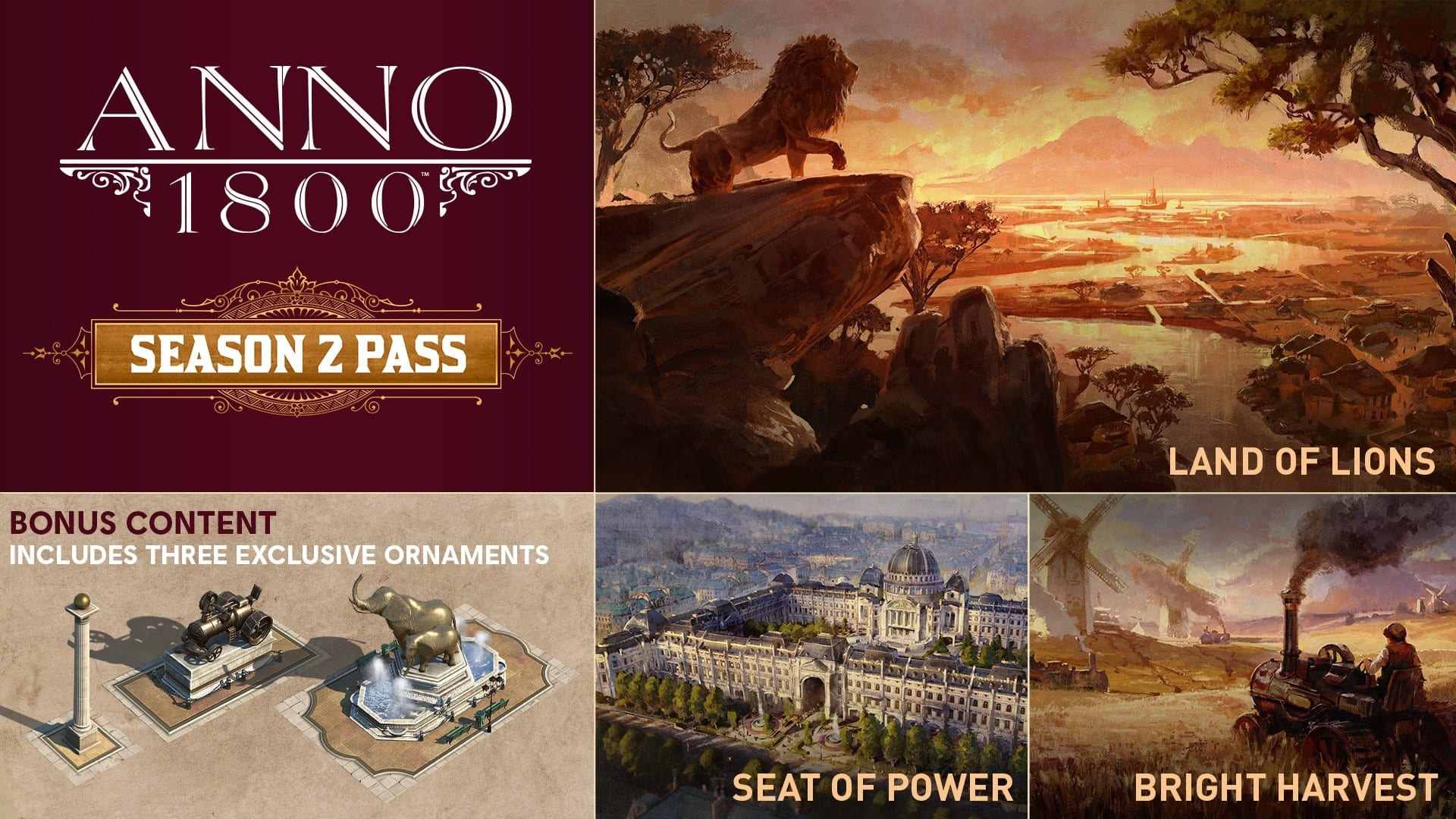 Ubisoft Announces The Season 2 Pass For ANNO 1800 With The First DLC Releasing On March 24