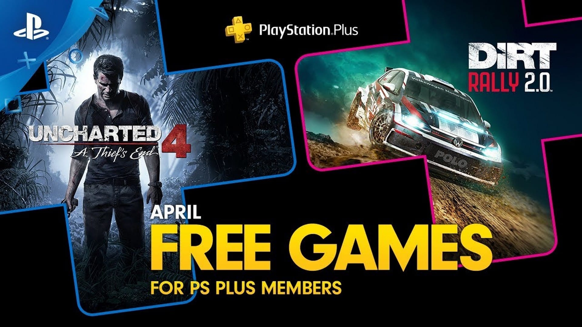 PlayStation Plus Games April Uncharted 4 A Thief’s End & DIRT Rally