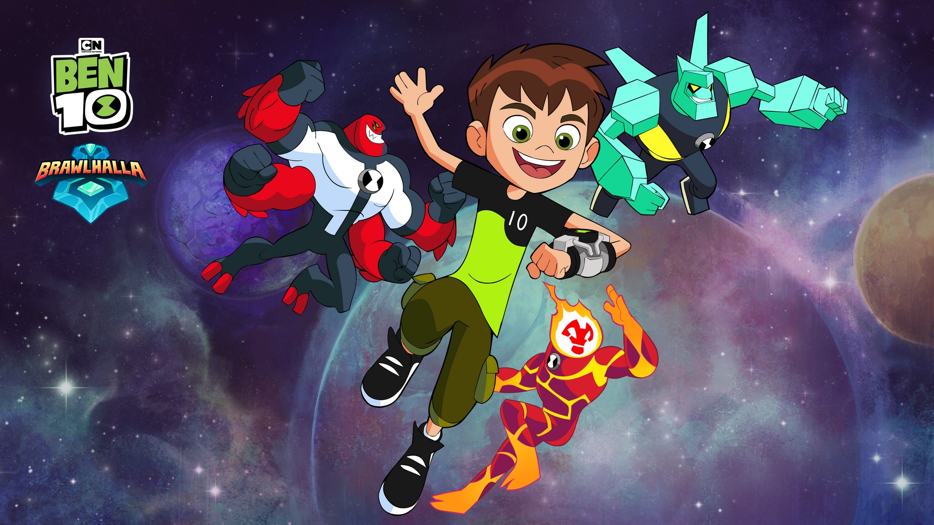 Cartoon Network’s Ben 10 Crash Lands into BRAWLHALLA as Epic Crossovers