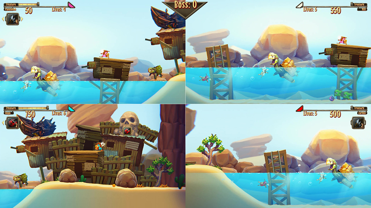 Aqua Lungers - Review 2 aqua lungers switch screenshot02 https://www.mkaugaming.com/all-review-list/aqua-lungers-review/