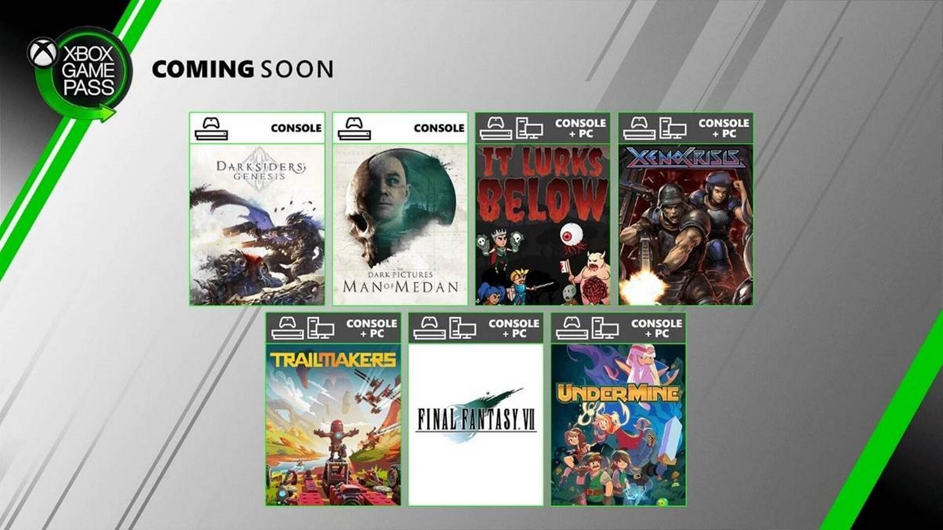 coming soon on xbox game pass
