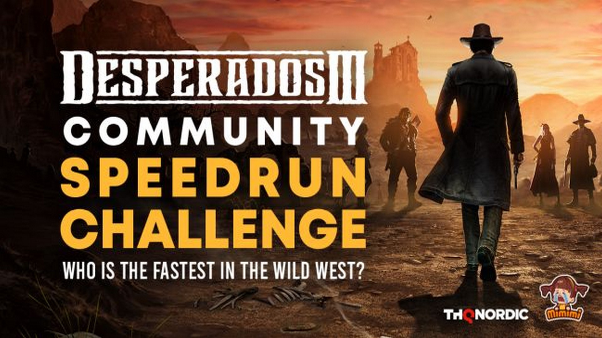 A Cat, a Chicken, a Dog and a Speedrun Contest: Another Free Update for Desperados III