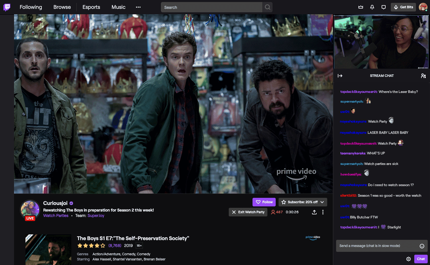 Twitch Re-Signs Fresh & Watch Parties Available Worldwide 1 CuriousJoi WP V2 https://www.mkaugaming.com/twitch-re-signs-fresh-watch-parties-available-worldwide/