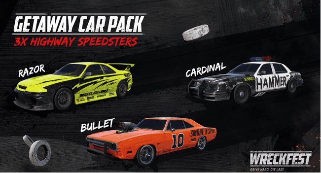 Buckle Up For Wreckfest's Season 2, New Tournament, Carpack #7 And Much More 1 image005getawaycarpack https://www.mkaugaming.com/buckle-up-for-wreckfests-season-2-new-tournament-carpack-7-and-much-more/