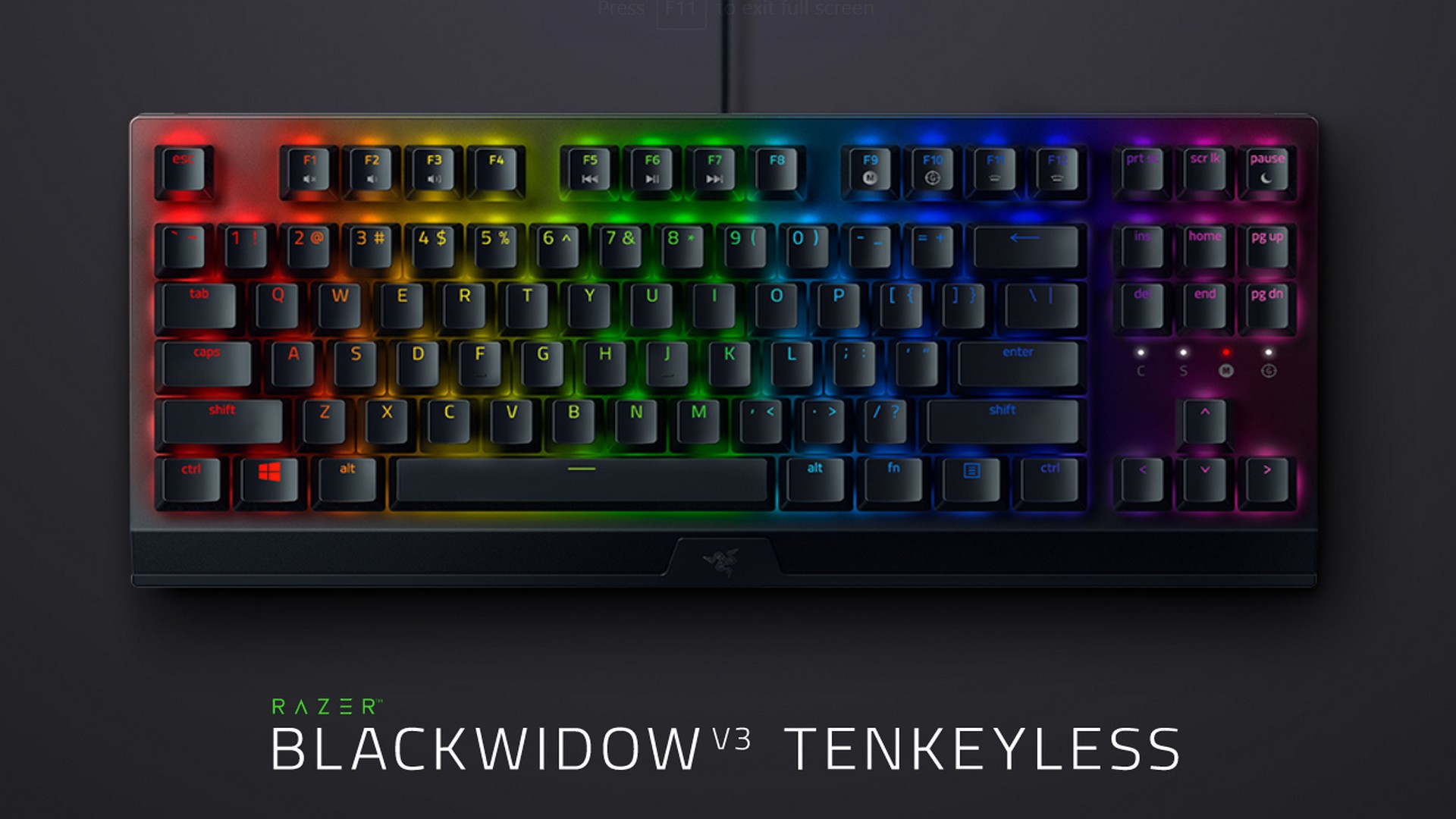 Razer Announces BlackWidow V3 and BlackWidow V3 Tenkeyless Keyboards
