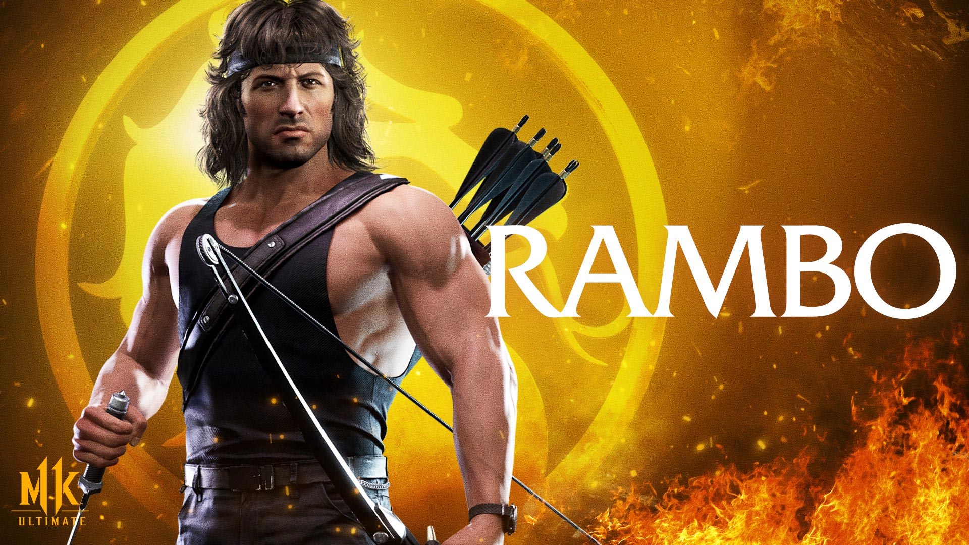 Rambo Joins The Fight In New Mortal Kombat 11 Ultimate Gameplay Trailer, Featuring the Voice and Likeness of Sylvester Stallone