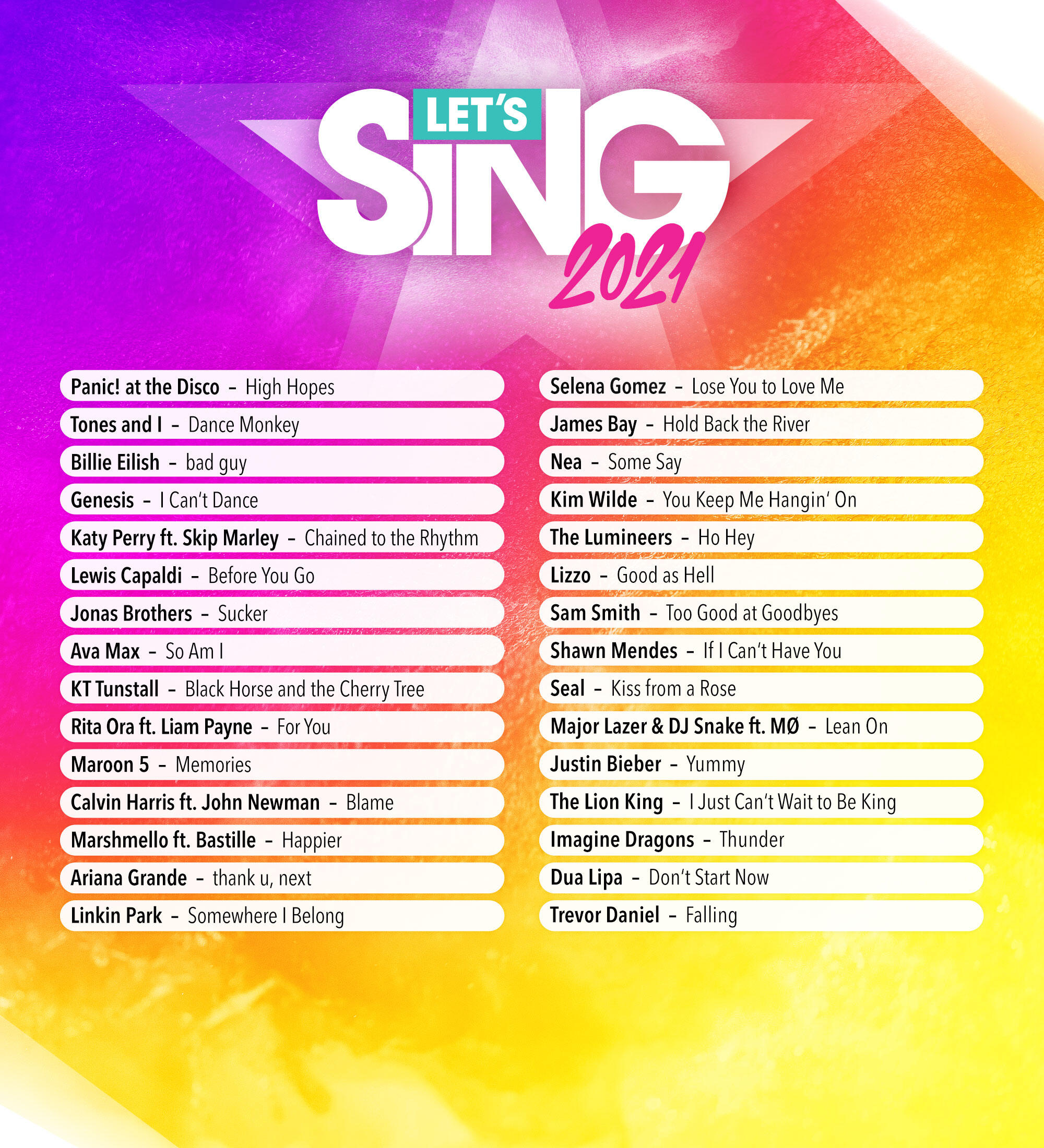 Let’s Sing 2021 Tracklist And All New Legend Mode 1 LS21 Setlist INT https://www.mkaugaming.com/lets-sing-2021-tracklist-and-all-new-legend-mode/