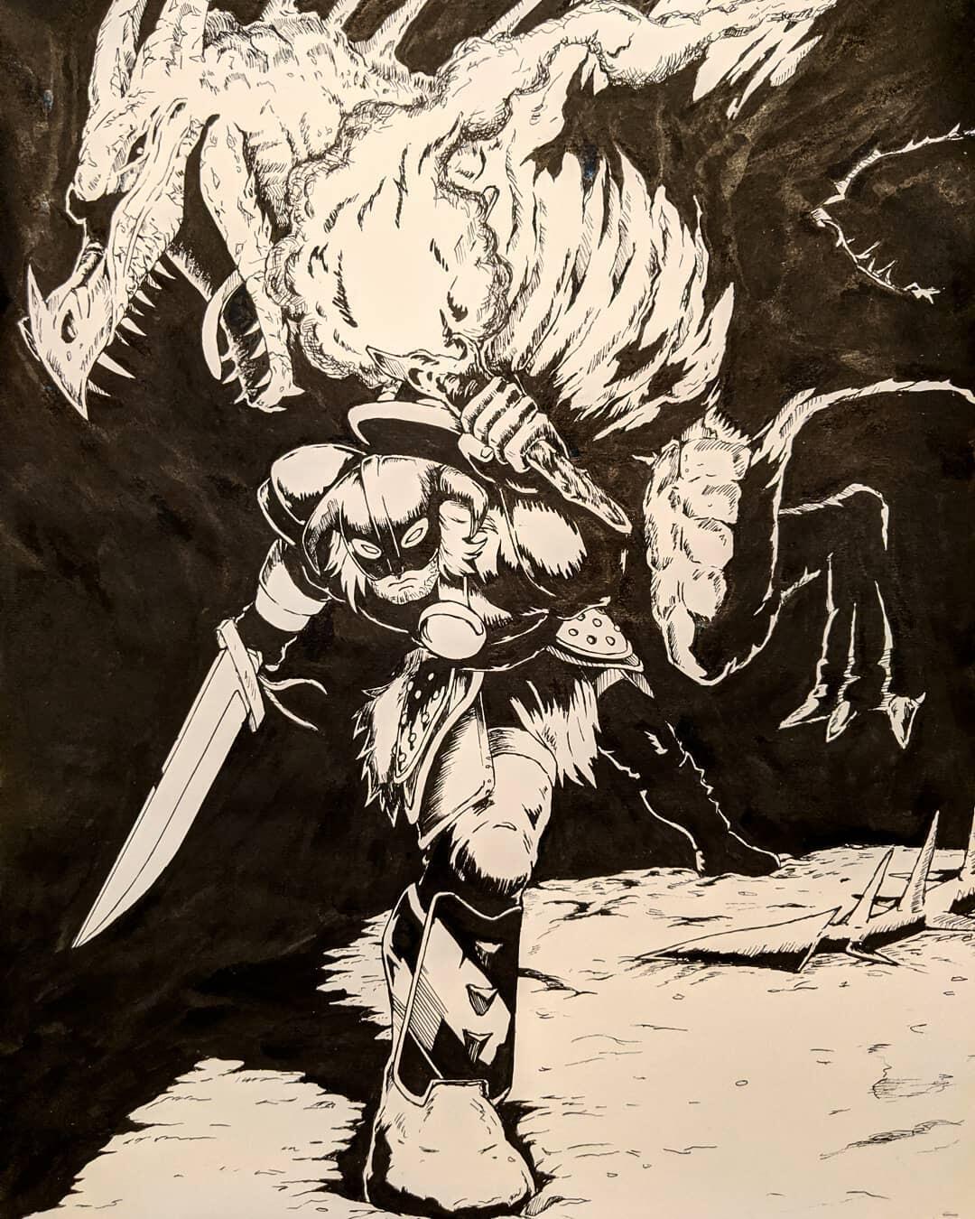 Dark Art Of Skyrim Competition - Top Five ANZ Artist Entries Shortlisted For Voting 3 Darryl Leech https://www.mkaugaming.com/dark-art-of-skyrim-competition-top-five-anz-artist-entries-shortlisted-for-voting/
