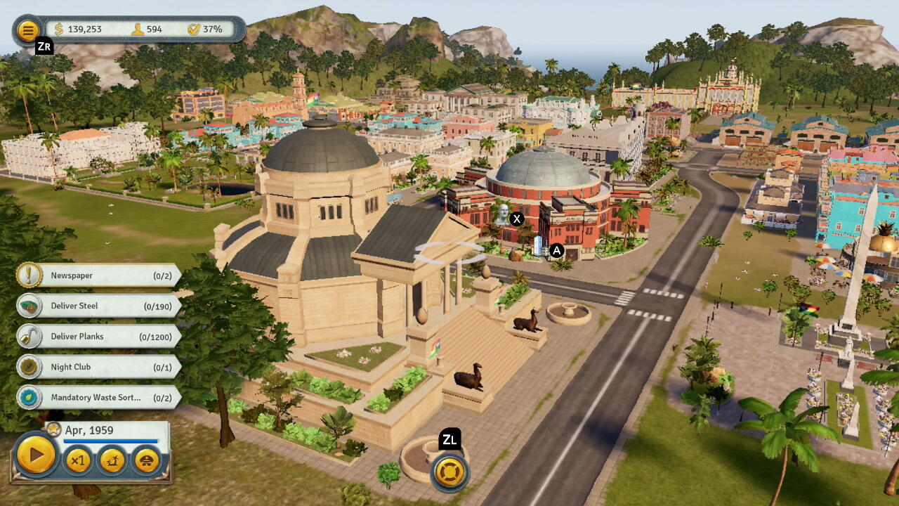 Tropico 6: Nintendo Switch Edition - Review 1 tropico 6 nintendo switch edition switch screenshot05 https://www.mkaugaming.com/all-review-list/tropico-6-nintendo-switch-edition-review/