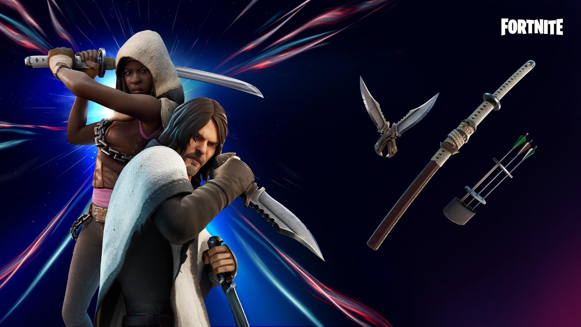 Fortnite Season 2 - Chapter 5: Daryl Dixon and Michonne Join The Hunt