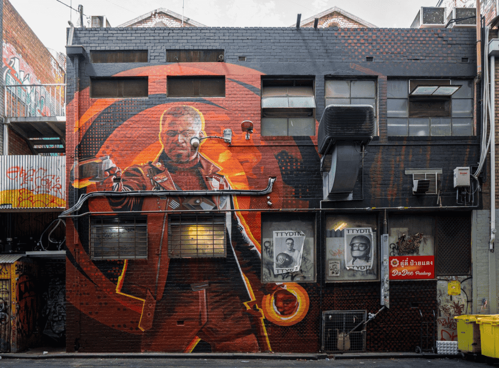 Bethesda Brings The Dark Art Of Skyrim To Melbourne’s Iconic Caledonian Lane 4 Deathloop mural https://www.mkaugaming.com/bethesda-brings-the-dark-art-of-skyrim-to-melbournes-iconic-caledonian-lane/