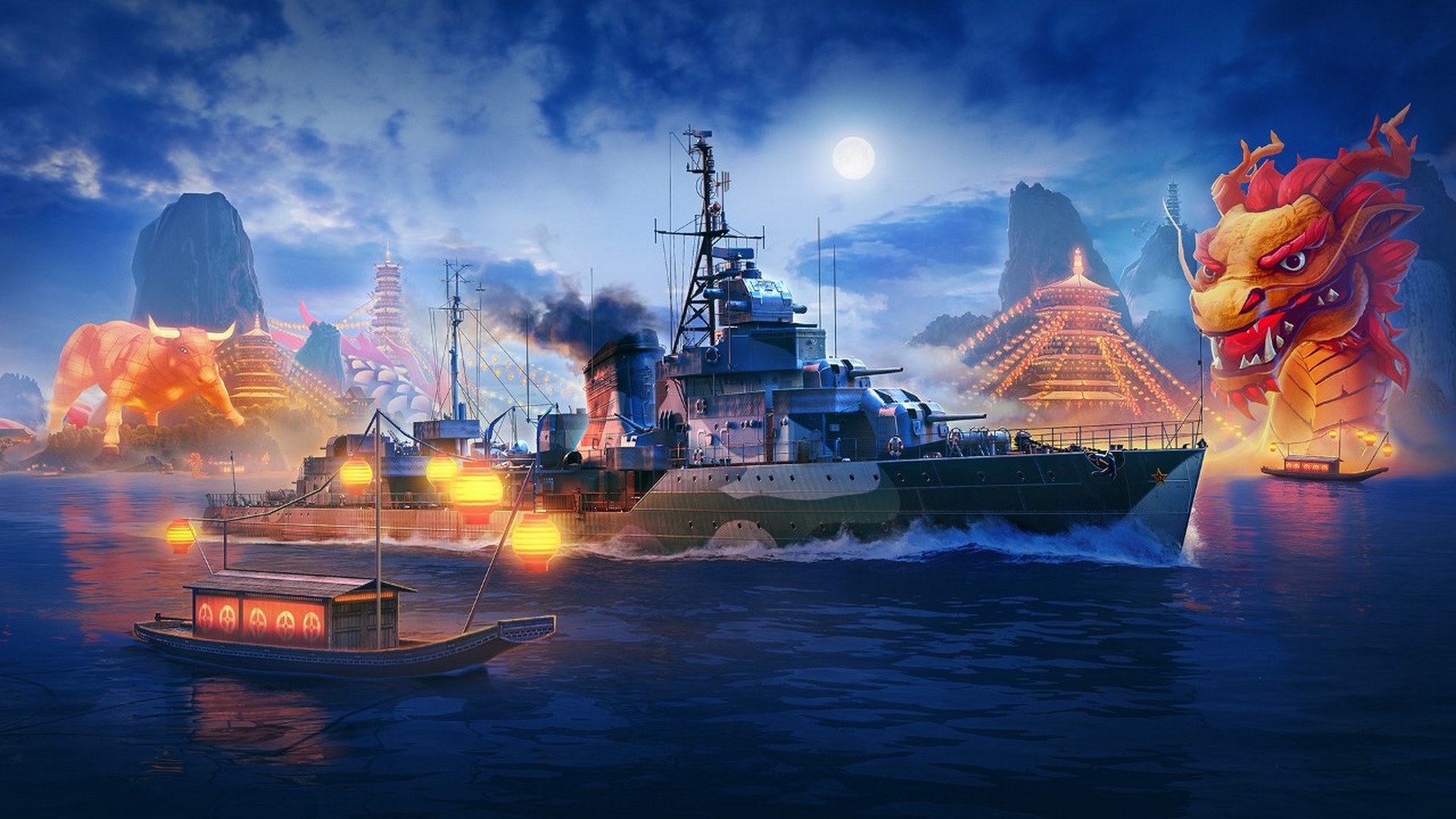 There Will Be Fireworks! World of Warships Launches 2021 Lunar New Year Event