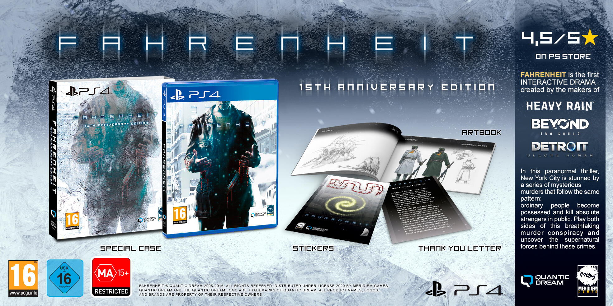 Fahrenheit: 15th Anniversary Edition Out Now On PlayStation 4 1 Fahrenheit Mockup PS4 PEGI USK SKU V2 https://www.mkaugaming.com/fahrenheit-15th-anniversary-edition-out-now-on-playstation-4/