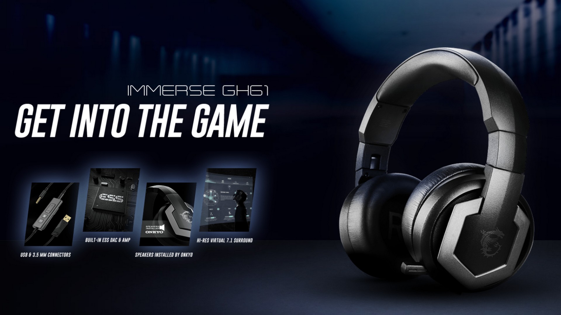 MSI Immerse GH61 Gaming Headset Review MKAU Gaming