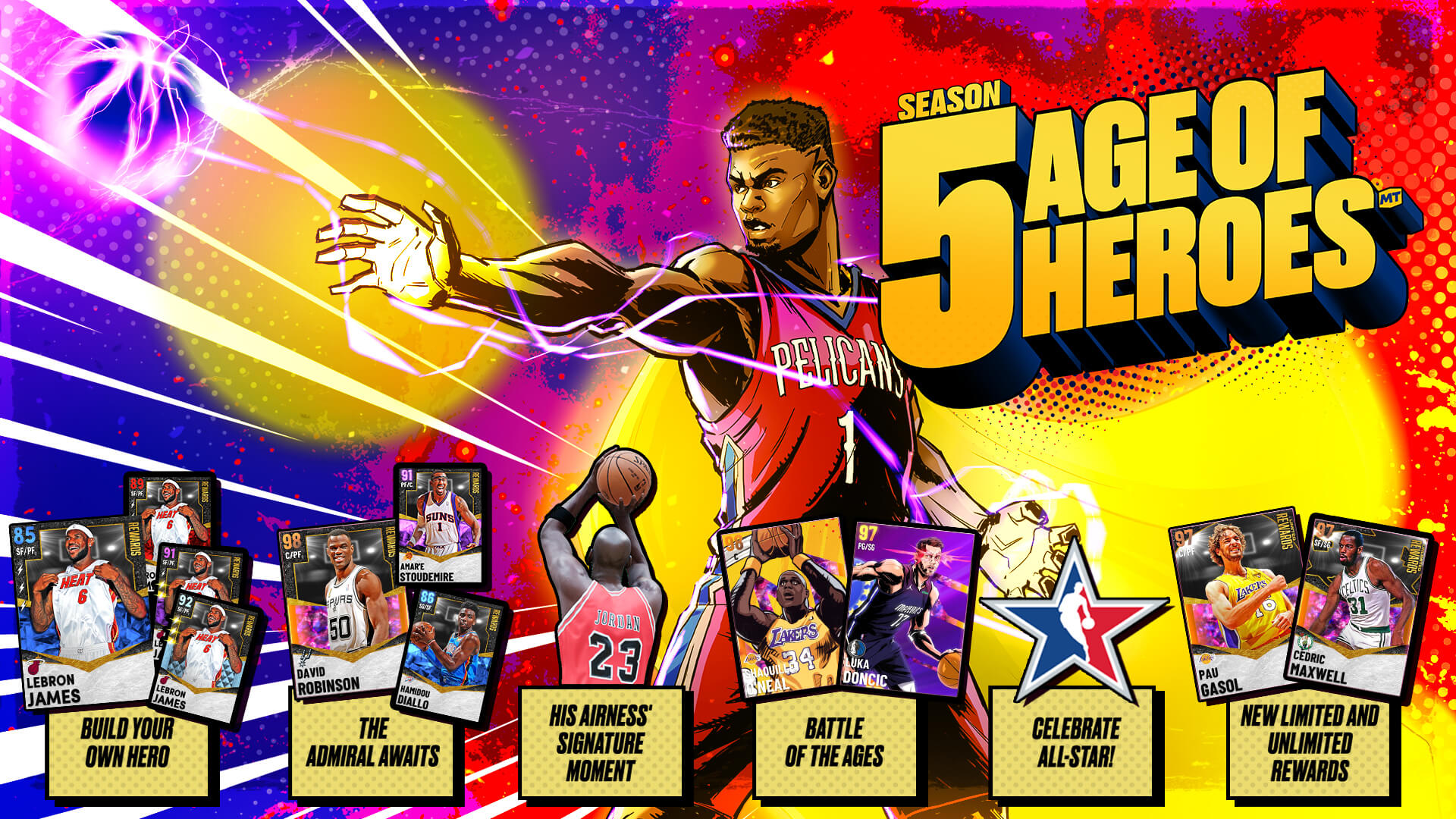 Age of Heroes: NBA 2K21 MyTEAM Season 5 Goes Live