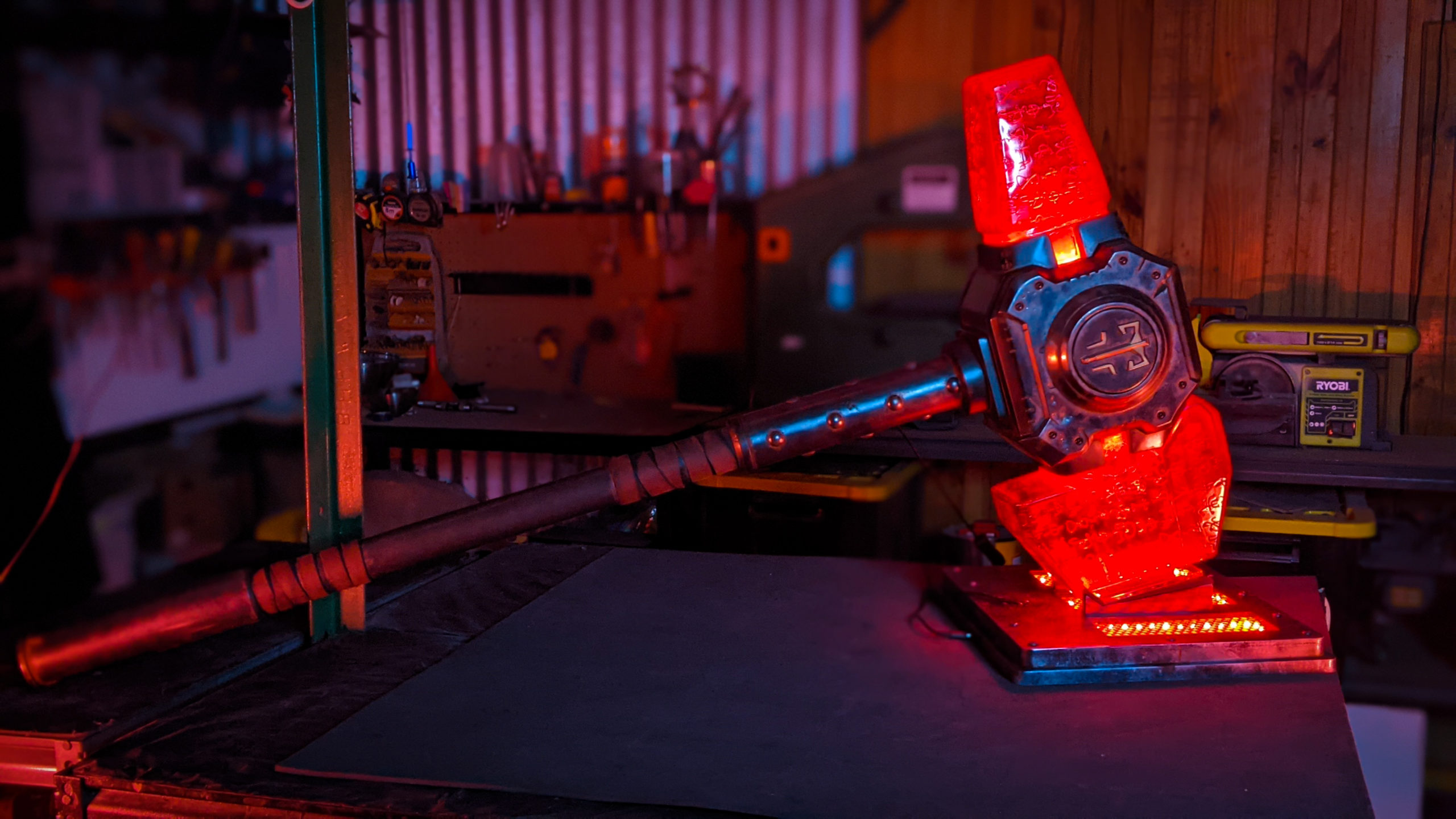 Bethesda ANZ Enlists Hench & Scrap Foundry To Create Life Size Sentinel Hammer In Celebration of DOOM Eternal: The Ancient Gods – Part Two