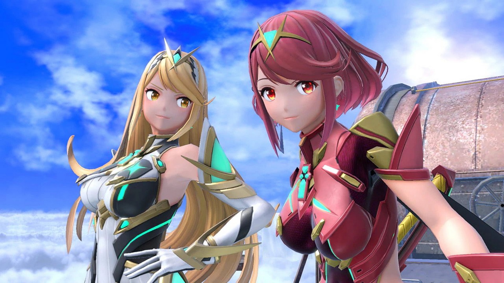 Team Up With The Newly Added Two-In-One Fighter Pyra/Mythra In Super Smash Bros Ultimate Today