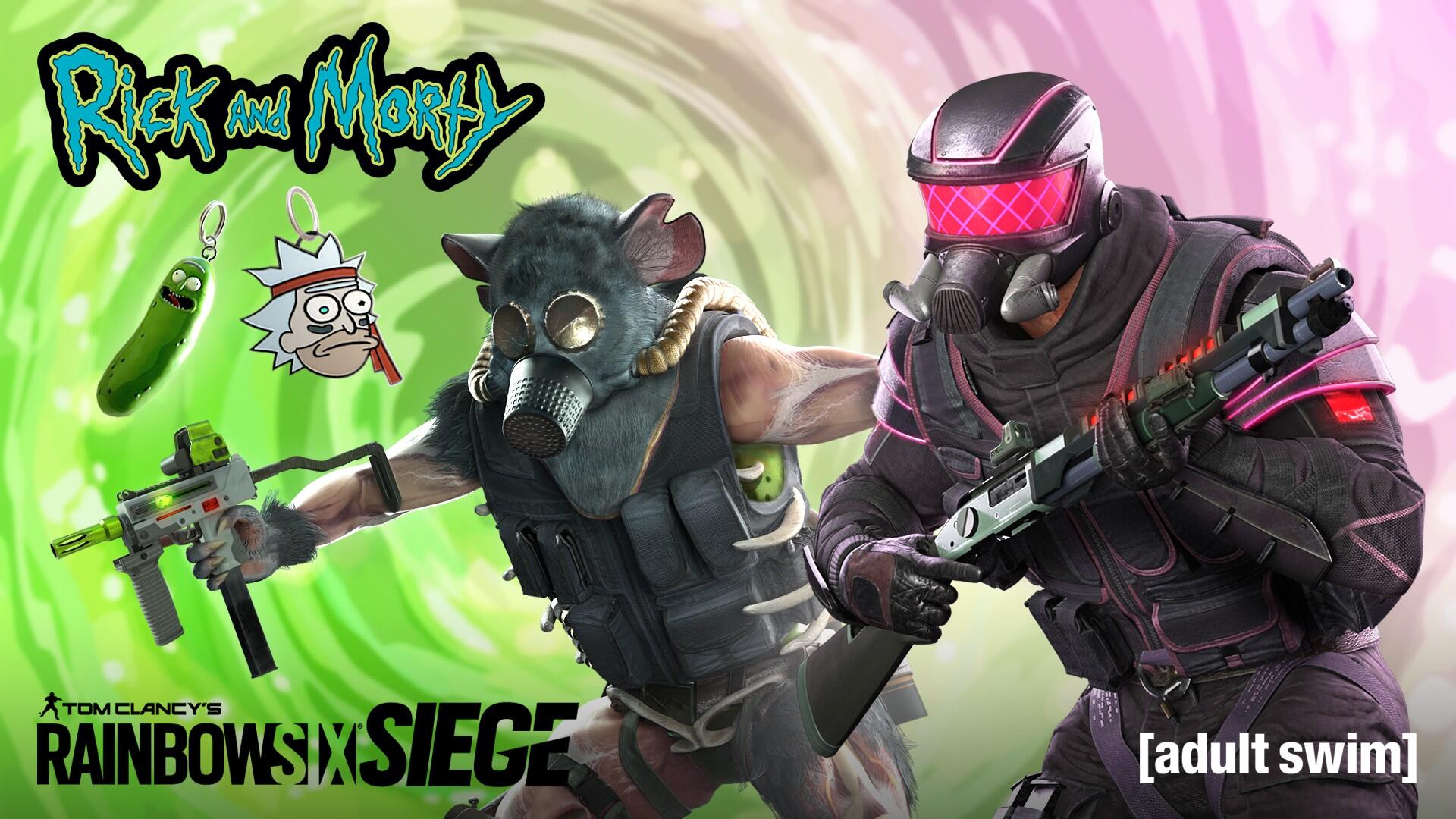 Rick And Morty Bundles Land In Tom Clancy S Rainbow Six Siege Tomorrow Mkau Gaming