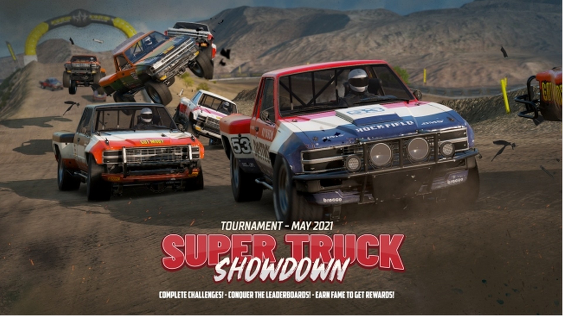Wreckfest – Super Truck Showdown Tournament And Off-Road Car Pack Are Out Now