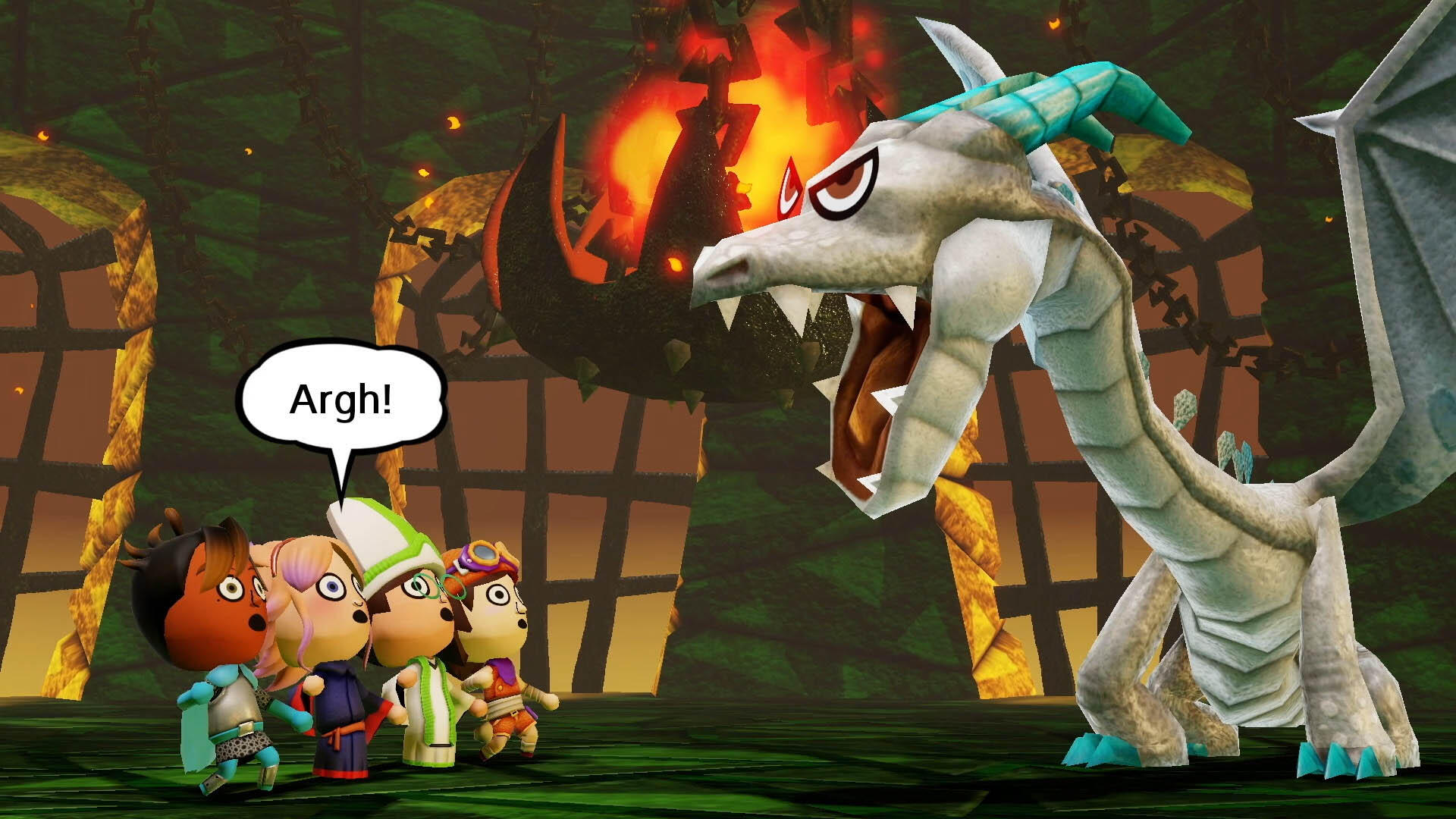 Miitopia - Review 1 Switch Miitopia eGDP Improvements 4 Graphics Dragon SCRN https://www.mkaugaming.com/all-review-list/miitopia-review/