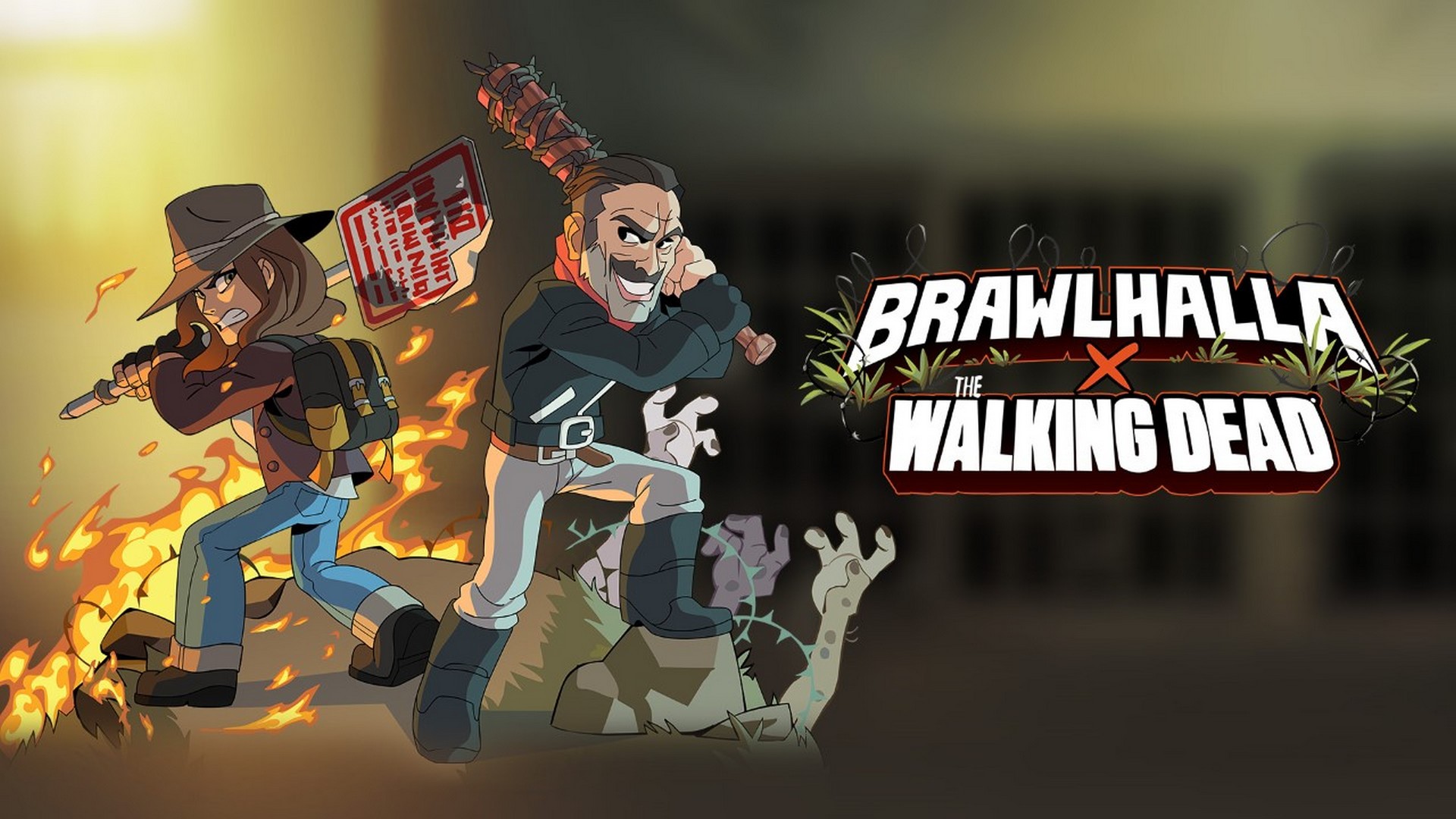 Negan & Maggie From AMC’s The Walking Dead Join The Fight In BRAWLHALLA Today