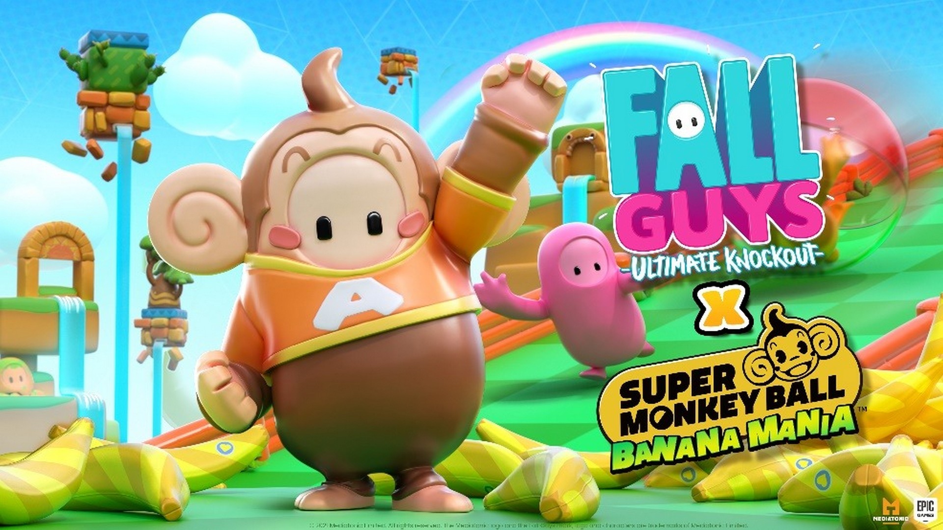 Super Monkey Ball Banana Mania x Fall Guys: Ultimate Knockout – Entering The Jungle-Dom