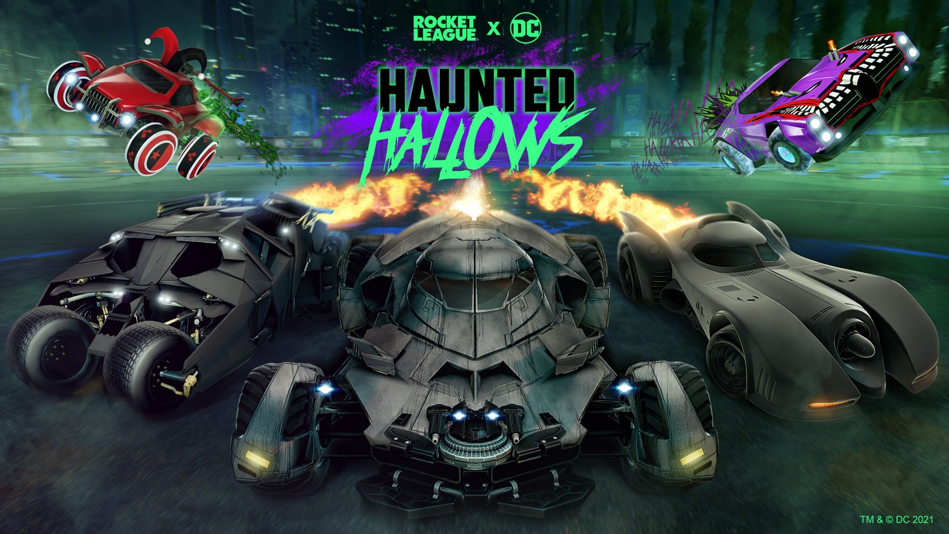 Batman Returns To Rocket League For Haunted Hallows Beginning October 14