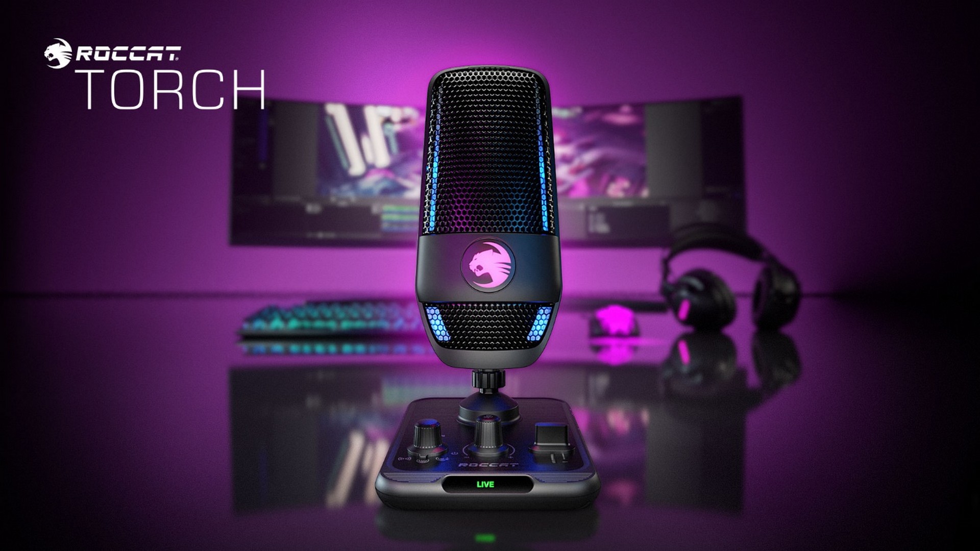 ROCCAT’s Studio Grade Torch Microphone Now Available At Australian Retailers
