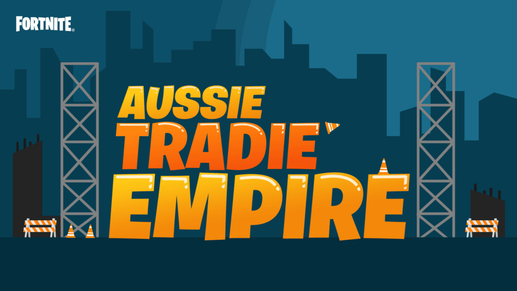 Fortnite: Lands Down Under (Creative Map) - Review 4 Aussie Tradie Empire Logo https://www.mkaugaming.com/all-review-list/fortnite-lands-down-under-creative-map-review/