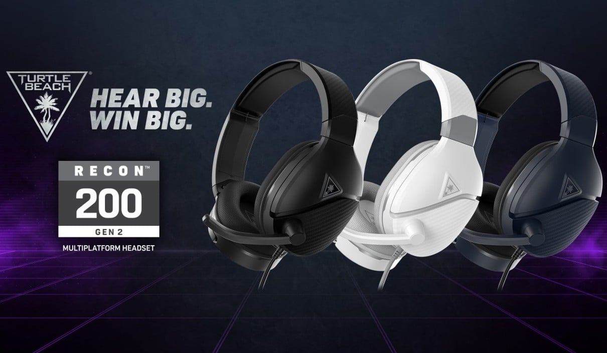 Turtle Beach’s Redesigned Recon 200 Gen 2 Powered Multiplatform Gaming Headset Is Now Available