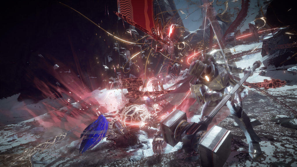 Babylon's Fall Free Playstation Demo Launches On February 25, 2022 2 hammer 01 web PS5 https://www.mkaugaming.com/babylons-fall-free-playstation-demo-launches-on-february-25-2022/
