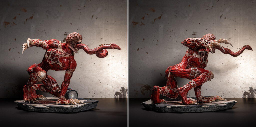 Numskull Designs Reveal Next Resident Evil Statue 2 Licker press release image 02 https://www.mkaugaming.com/numskull-designs-reveal-next-resident-evil-statue/