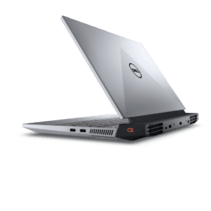 Dell G15 5525 rear left facing angle open Phantom Grey Large https://www.mkaugaming.com/dell-alienware-unveil-new-gaming-devices-powered-by-amd/
