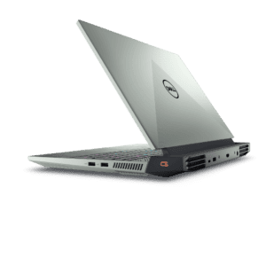 Dell G15 5525 rear left facing angle open Specter Green Large https://www.mkaugaming.com/dell-alienware-unveil-new-gaming-devices-powered-by-amd/
