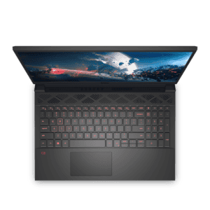 Dell G15 5525 top down Dark Shadow Grey bk coralkb Large https://www.mkaugaming.com/dell-alienware-unveil-new-gaming-devices-powered-by-amd/