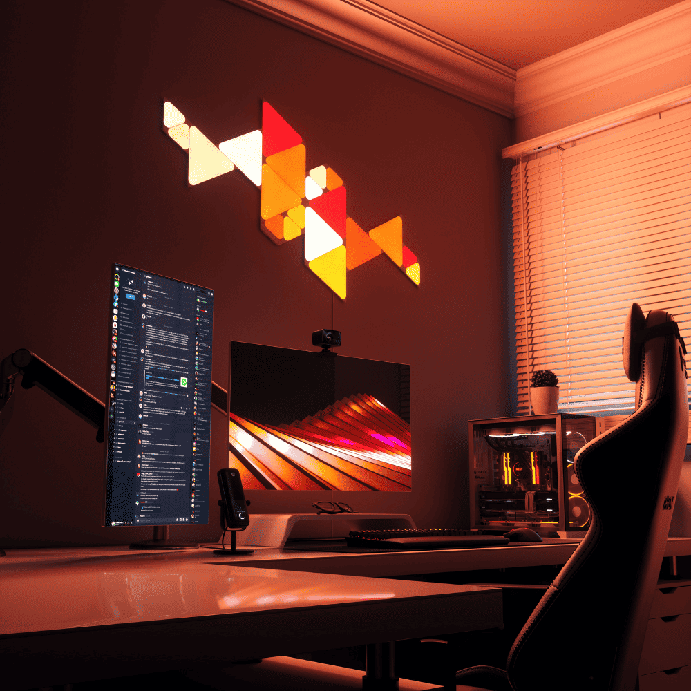 Get Ready To RGBuff Your Battlestations With Nanoleaf 6 Sleek 2 https://www.mkaugaming.com/get-ready-to-rgbuff-your-battlestations-with-nanoleaf/