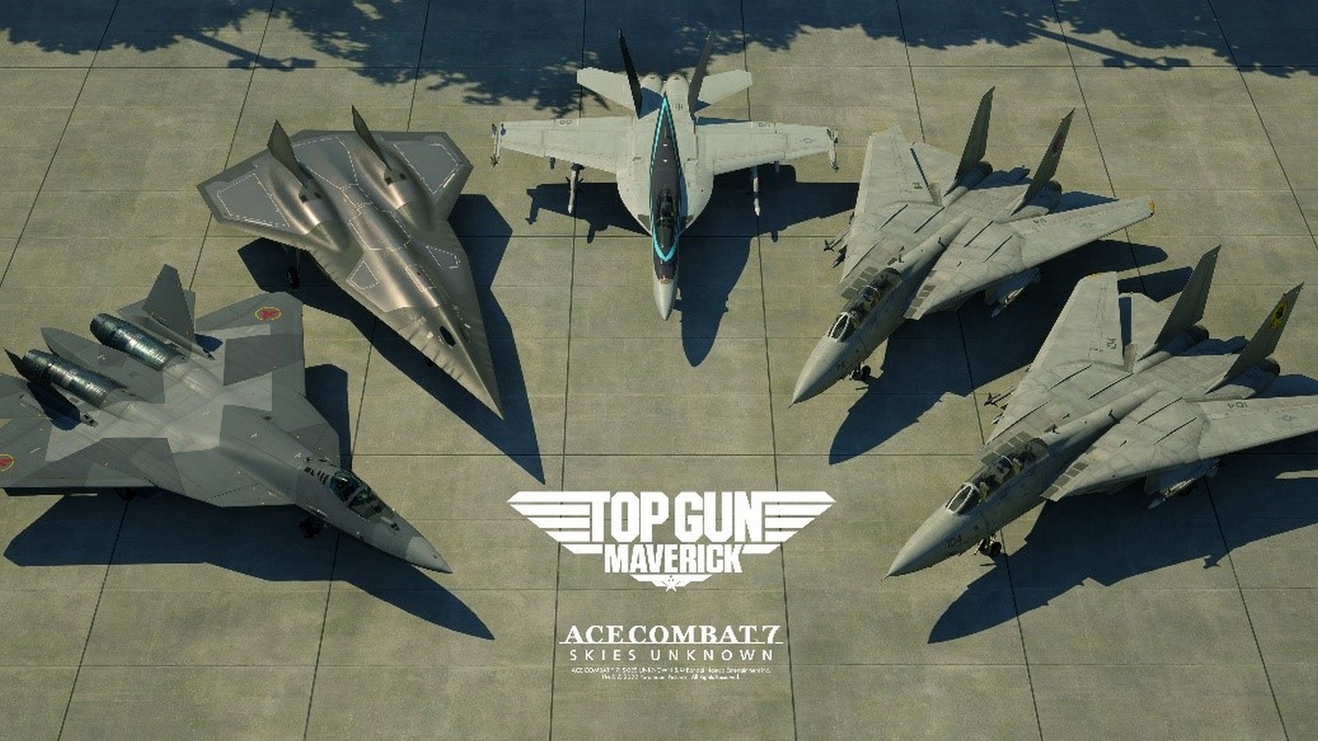 Ace Combat 7: Skies Unknown New Top Gun: Maverick Aircraft Set DLC Now Available