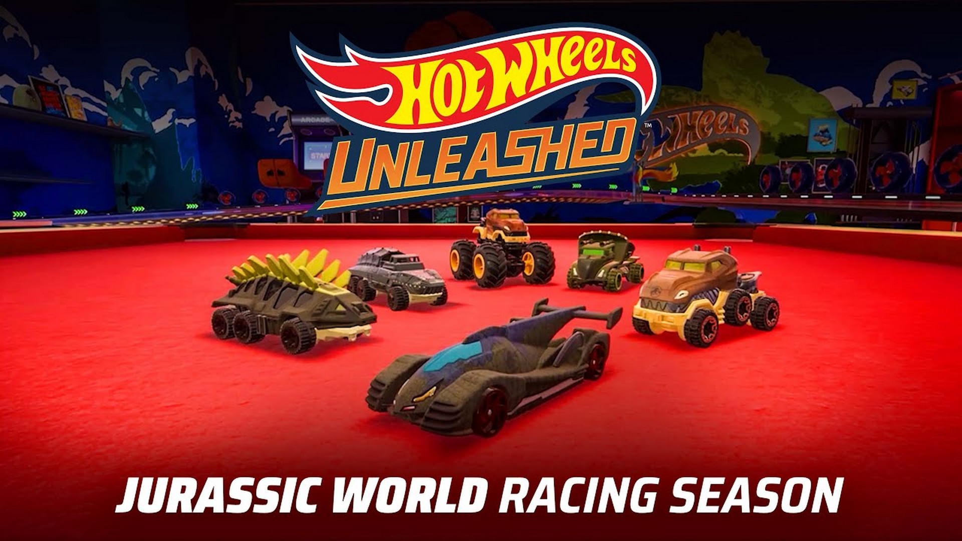 Hot Wheels Unleashed Expansion Jurassic World Racing Season Is Available Now