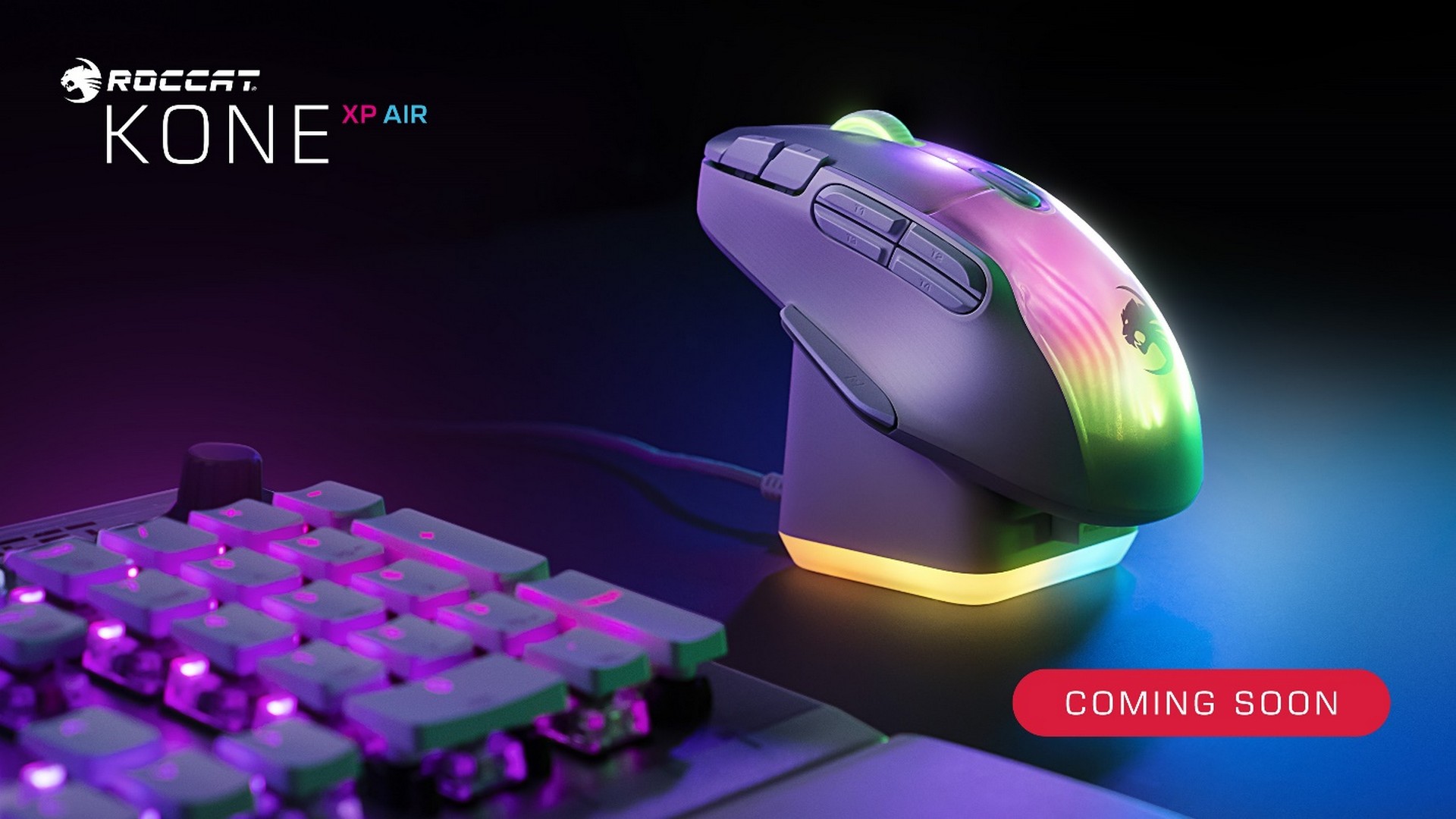 ROCCAT Reveals KONE XP AIR Wireless Customisable RGB Gaming Mouse