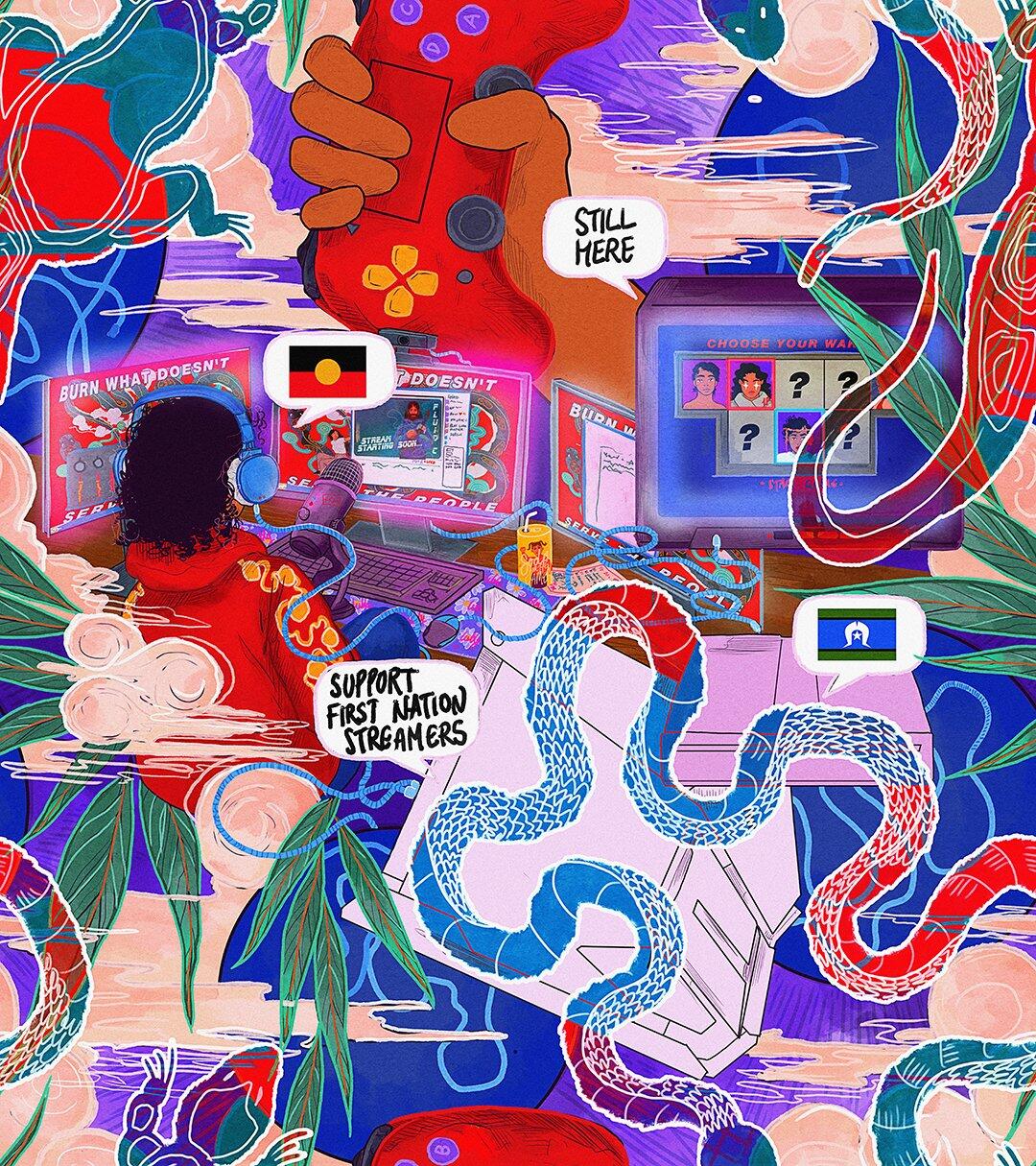 22 First Nations Creators To Celebrate NAIDOC Week For The Month Of July On Twitch 1 Twitch NAIDOC 2022 by Coffin Birth https://www.mkaugaming.com/22-first-nations-creators-to-celebrate-naidoc-week-for-the-month-of-july-on-twitch/