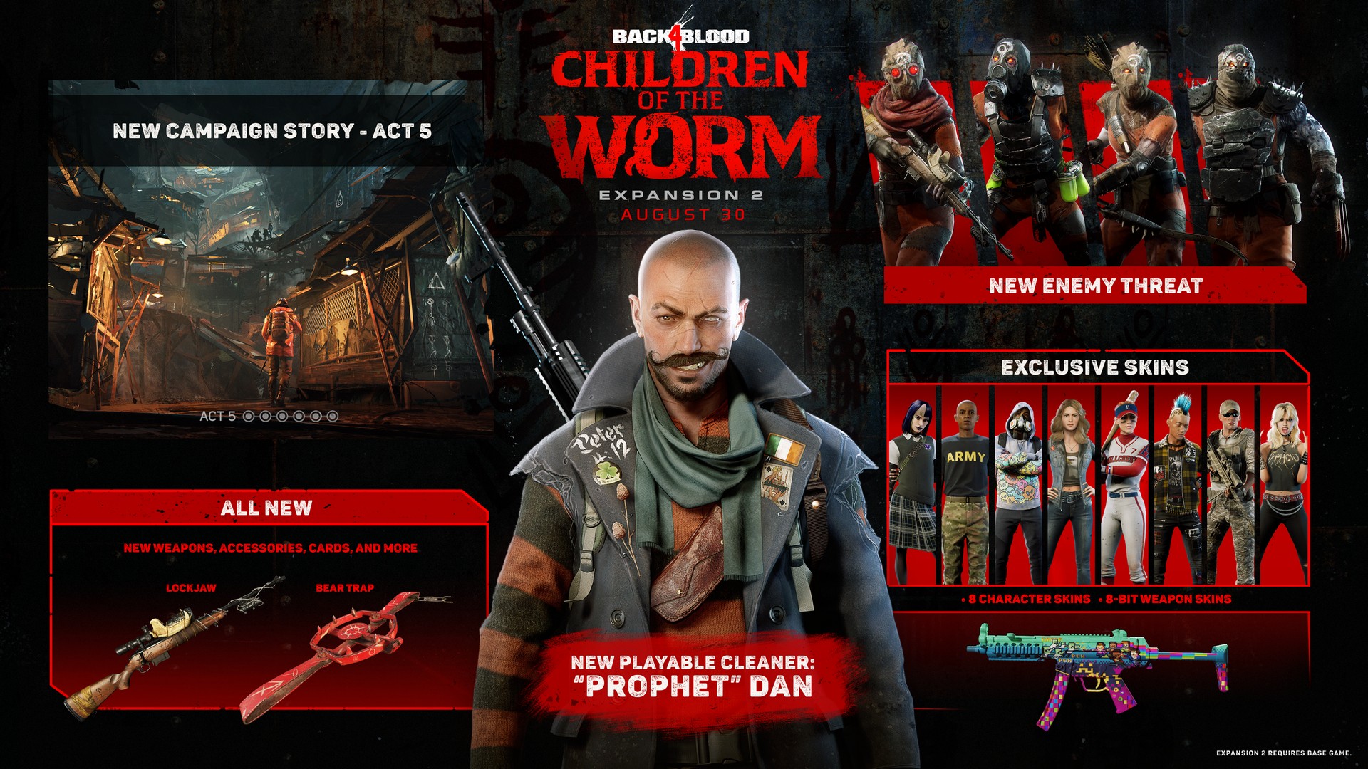 Back 4 Blood DLC Expansion 2 Announced As “Children Of The Worm” – Arriving August 31st