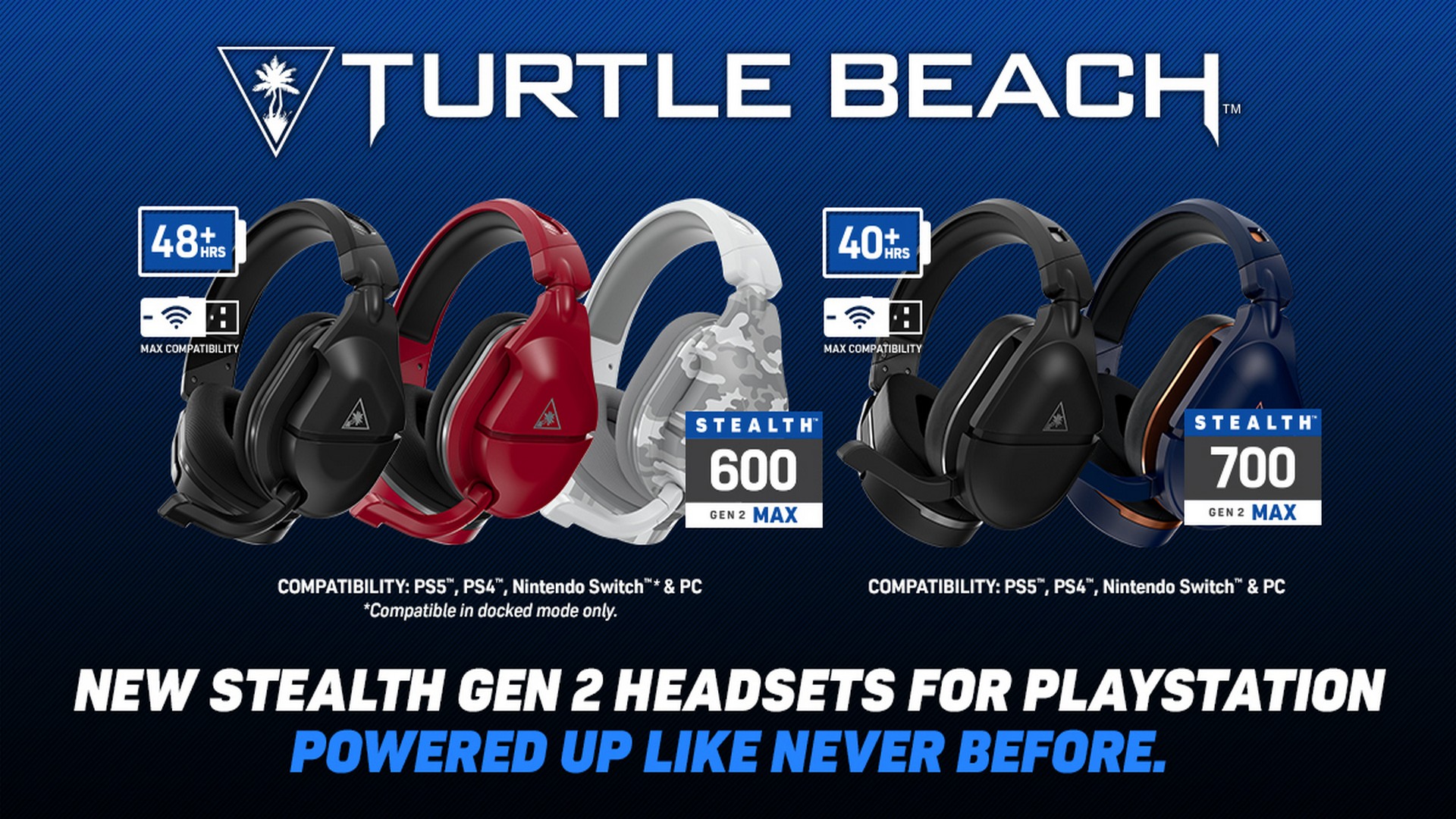Turtle Beach’s Stealth 700 Gen 2 Max & Stealth 600 Gen 2 Max Series Wireless Gaming Headsets Coming To Playstation