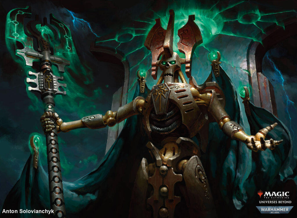 WH40000 422700 CN Szarekh The Silent King Anton Solovianchyk https://www.mkaugaming.com/wizards-presents-dd-beyond-and-magic-the-gathering-briefing-wrap-up/