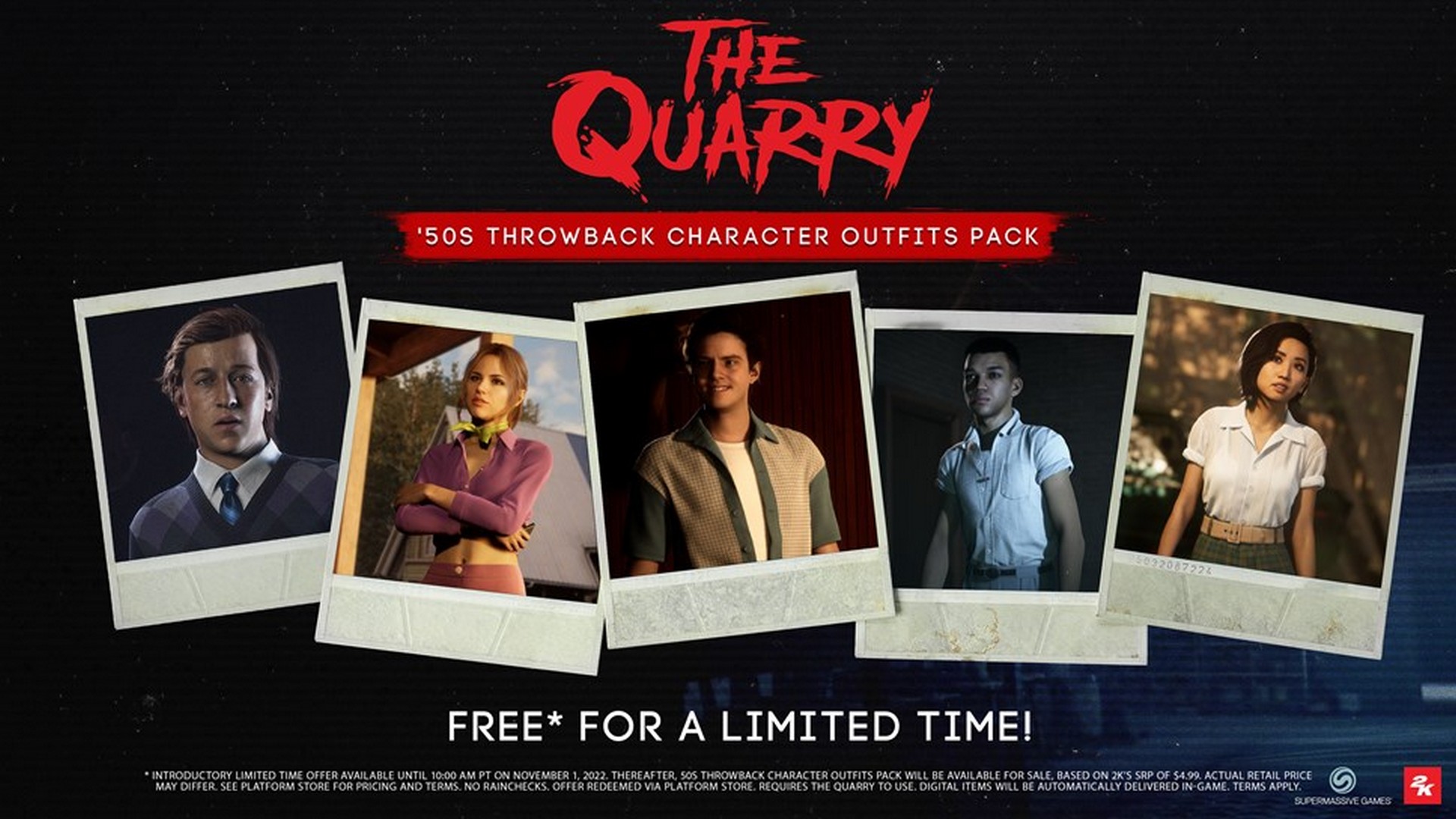 The Quarry Announces ‘50s Throwback Character Outfits Ahead of Halloween