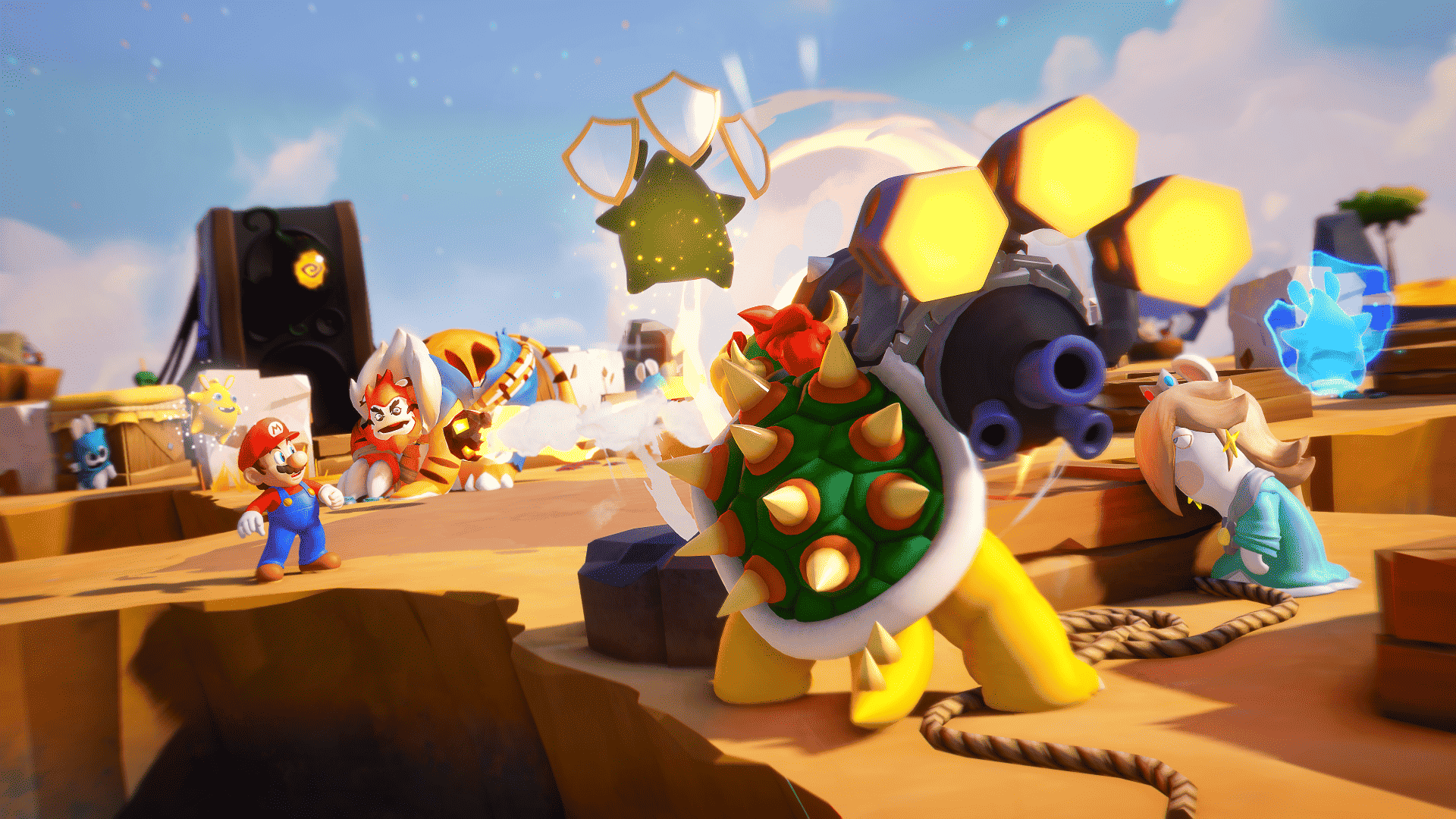 MRSH COMEBACK SCREEN COMBATACTION 28062022 320PM CEST https://www.mkaugaming.com/all-review-list/mario-rabbids-sparks-of-hope-review/