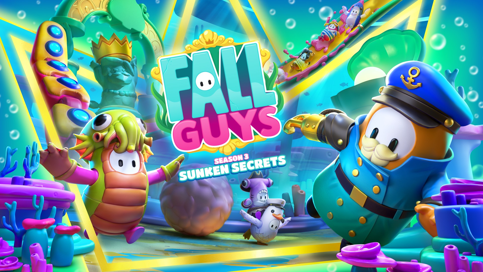 Fall Guys Season 3 Is Here – ‘Sunken Secrets’ Takes Beans On An Ocean Voyage
