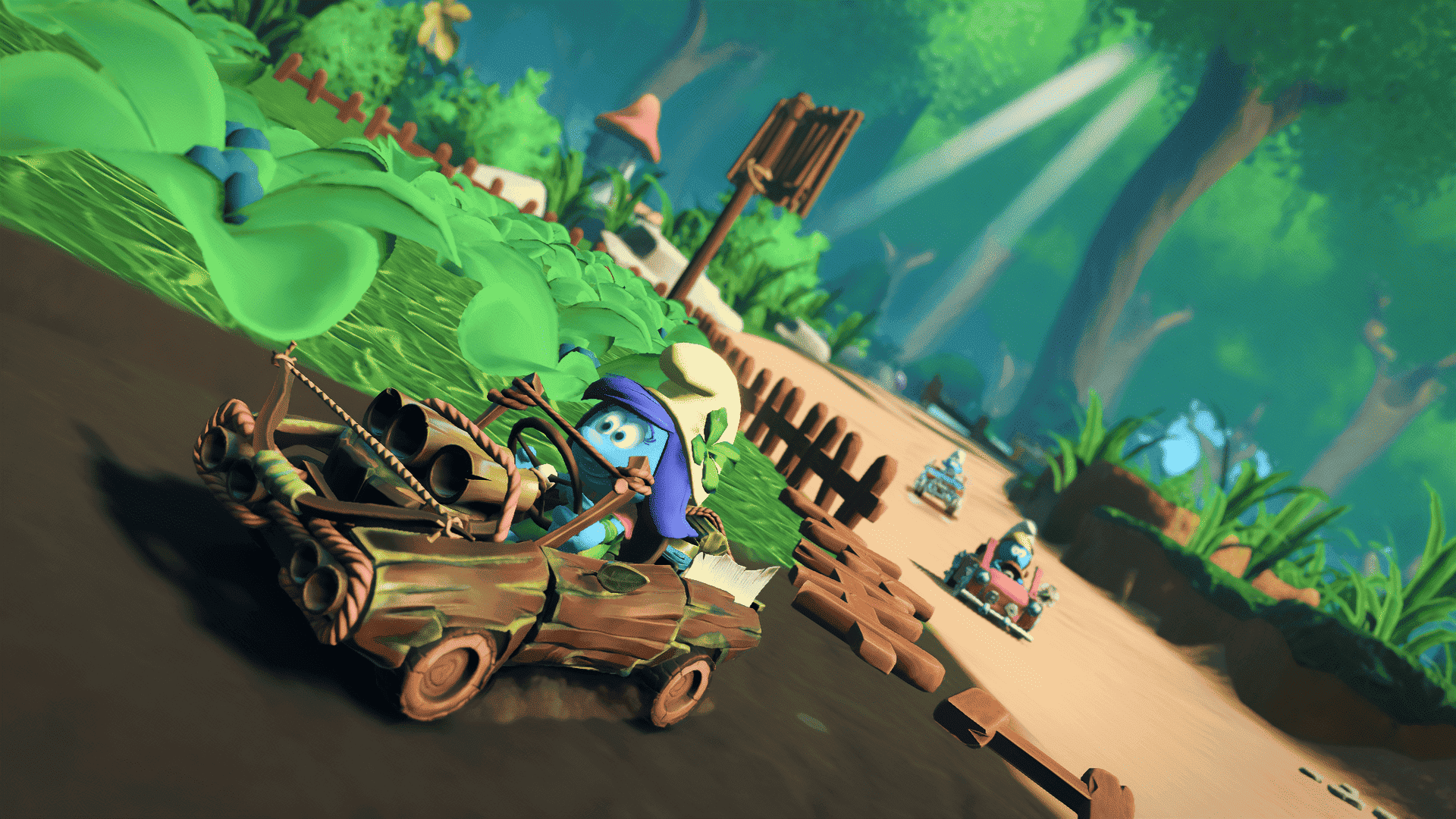 4 Smurf Karts Screenshot Trailer Shorcuts https://www.mkaugaming.com/all-review-list/smurfs-kart-nintendo-switch-review/