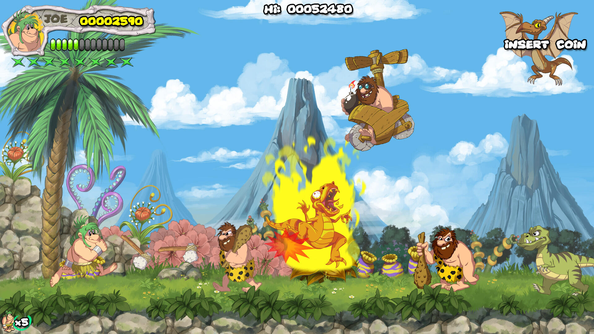New Joe & Mac: Caveman Ninja - Review 2 https://www.mkaugaming.com/all-review-list/new-joe-mac-caveman-ninja-review/
